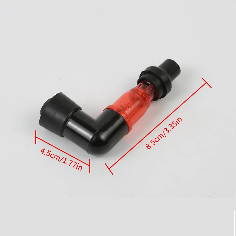 Motorcycle Flash Spark Plug Cap Universall Motorcycle Ignition Spark Plug Cap 90 Degree Flashing Spark Plug Caps for Motobike