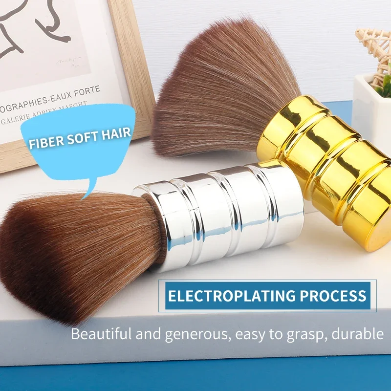 حلاق محترف فرشاة منفضة ناعمة للرقبة والوجه ، فرشاة تنظيف الشعر ، فرشاة اللحية ، قص الصالون ، أداة تصفيف الشعر #4