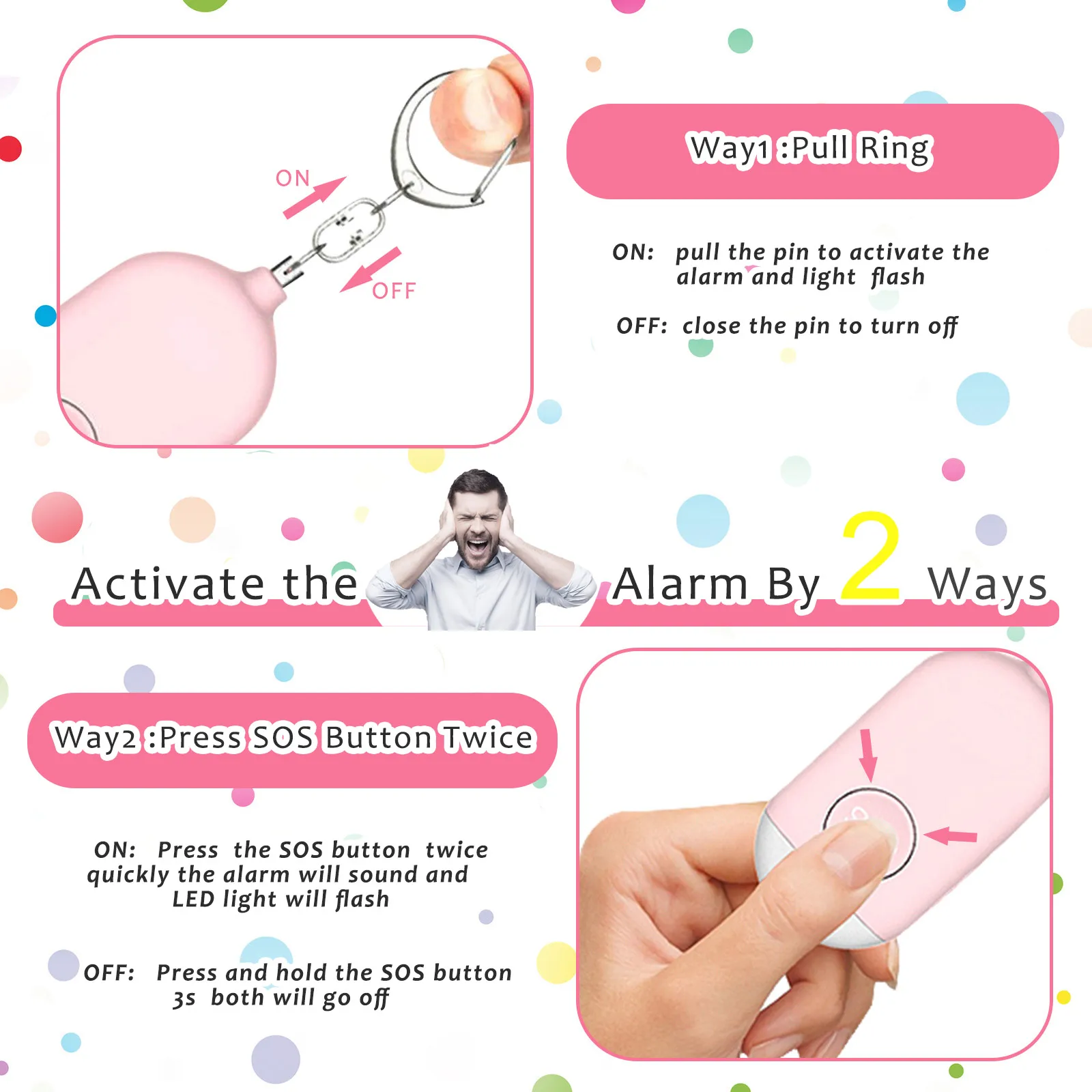 Portachiavi con allarme sonoro - Personal Alarm Keychain recensione e prezzo