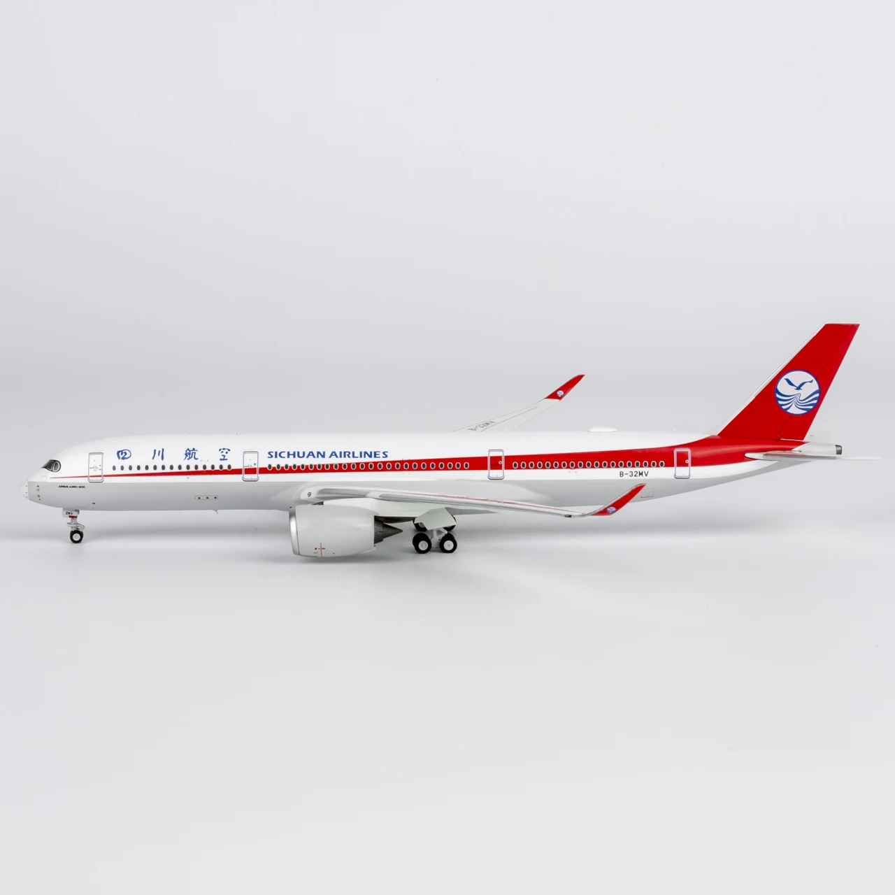 39111 Legering Collectible Vliegtuig Gift NG Model 1:400 Sichuan Airlines Airbus A350-900 Diecast Vliegtuigen Jet Model B-32MV