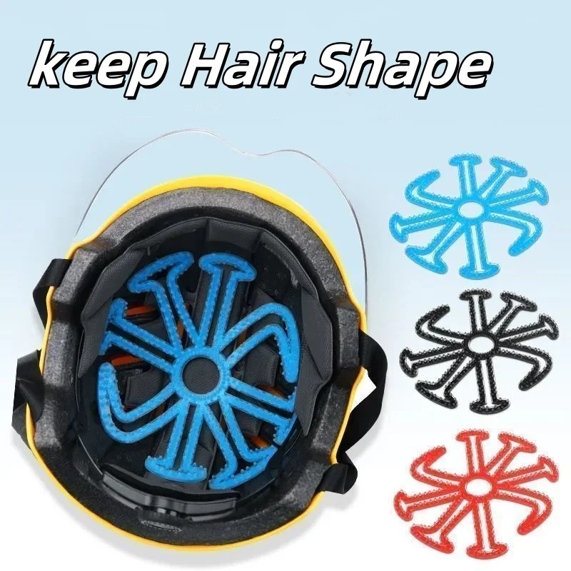 

Motorcycle Helmet Silicone Lining - Flexible Heat-Resistant Well-Ventilated Padding For Cycling Helmets
