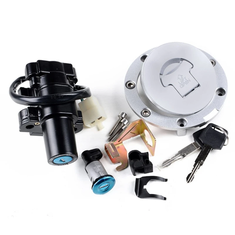 Motorcycle Ignition Switch Fuel Gas Tank Cap Lock Keys for Honda CBR600RR 2003-2006 CBR1000RR 2004-2007