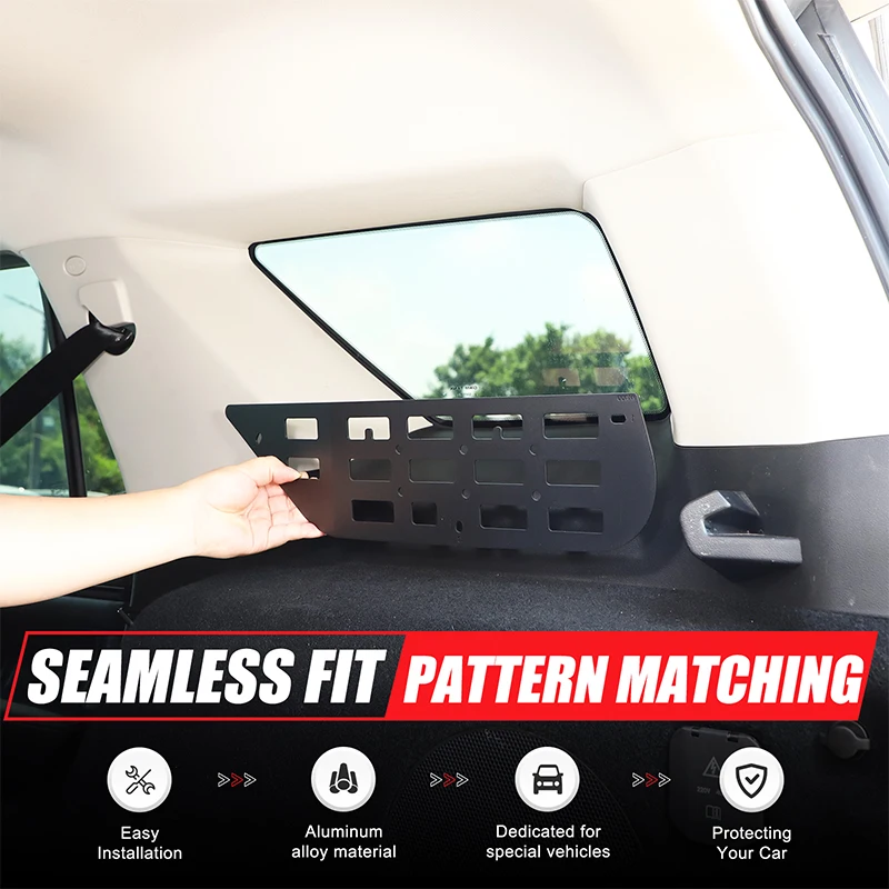 

Suetlcoity For Great Wall Tank 400 23-25 Aluminum Alloy Car Trunk side windows Storage Fence Panel Trim Interior Car Accessories