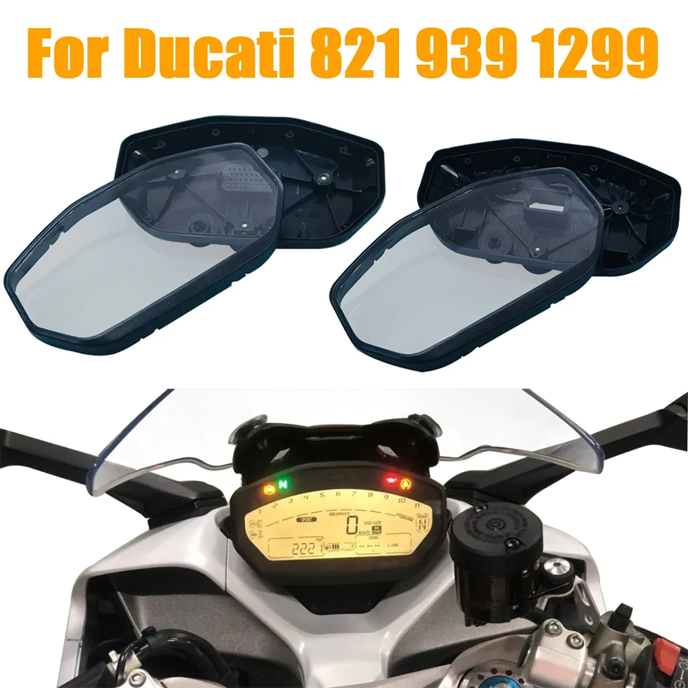 

Motorcycle Speedometer Instrument Case Gauge Odometer Tachometer Housing Cover fit for DUCATI 821 939 1299 V2 797