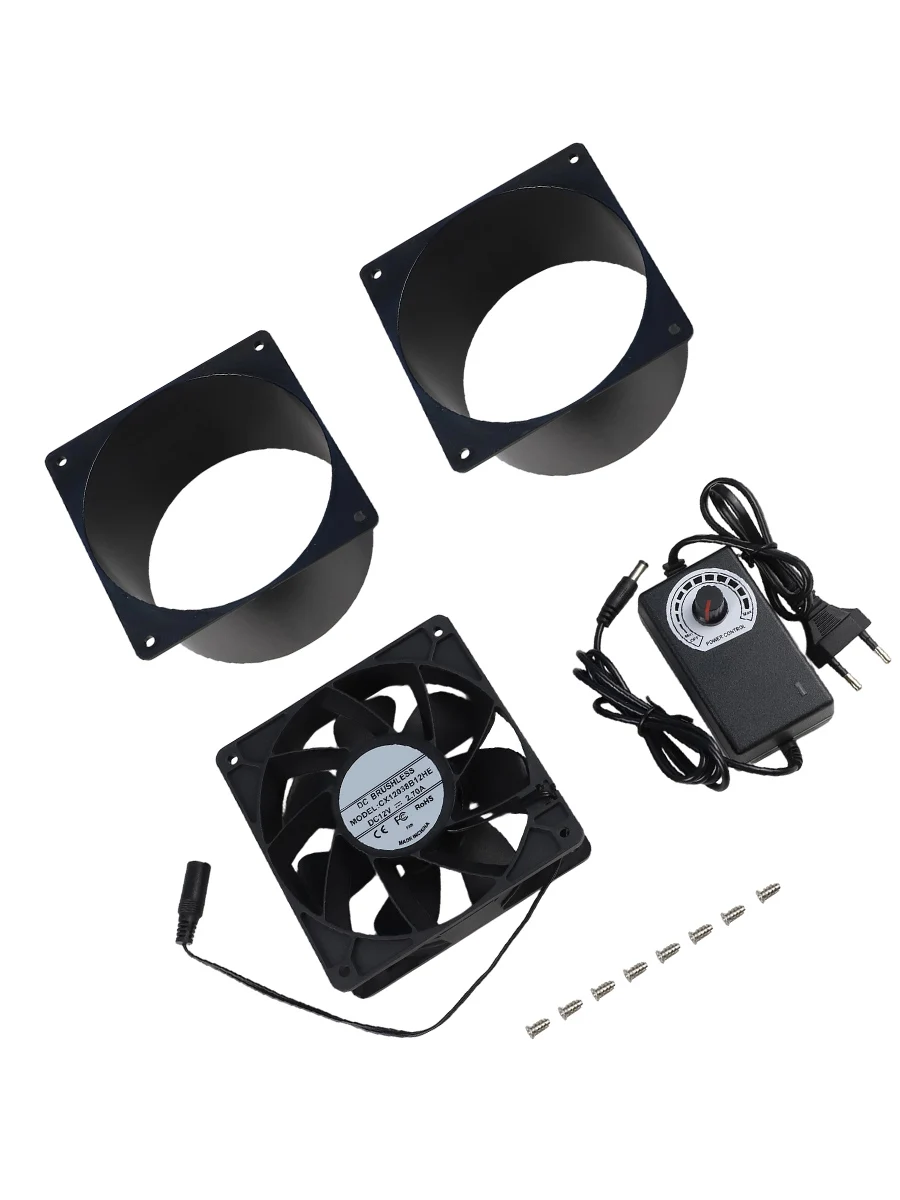 

Осевой вытяжной вентилятор 100 мм, регулятор переменной скорости, вентилятор постоянного тока, 12 В, высокая термостойкость, медный двигатель