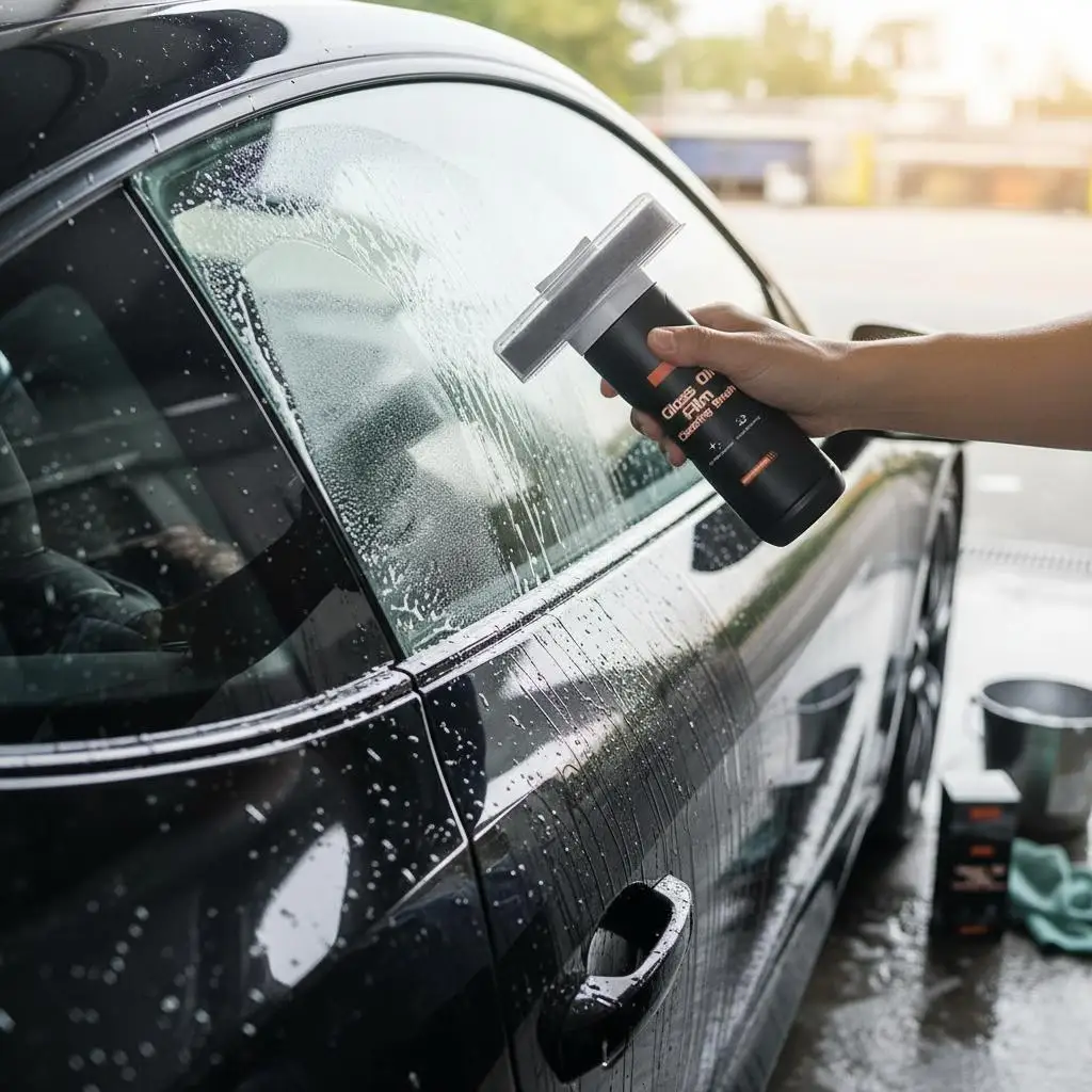 Automobile Glass Cleaner Automobile Windshield Oil Film Remover Cleaning Maintenance Windshield Rearview Mirror Clean