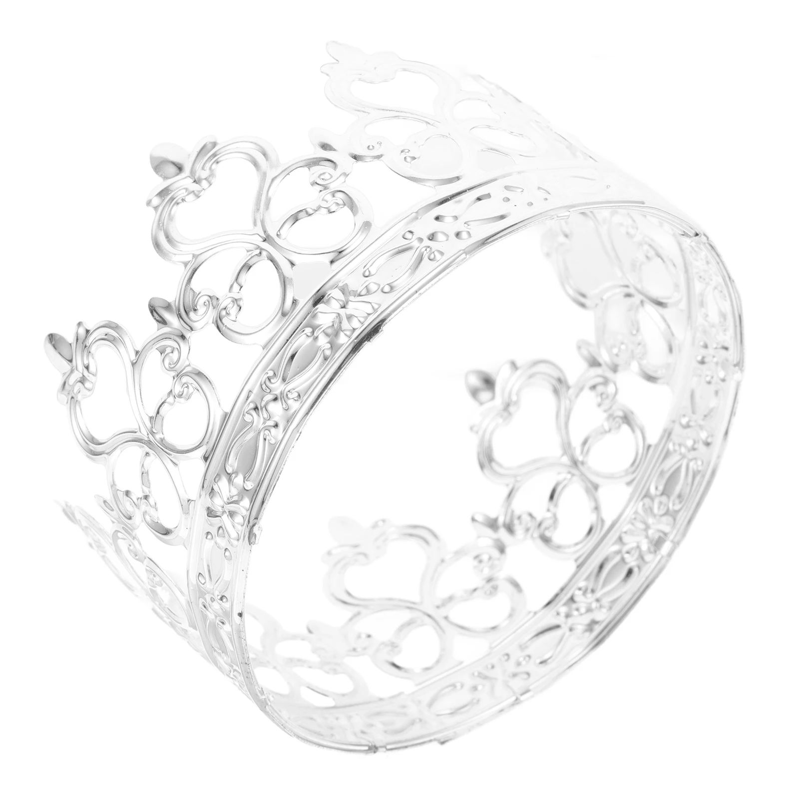 

Crown Cake Decorations Silver Topper for Wedding Birthday Mom Decor Safe Reliable Exquisite Craftsmanship Stylish Design