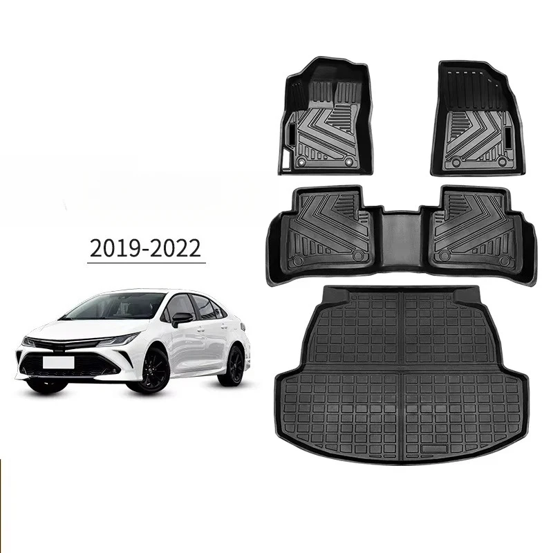 

For 2019-2022 TPE Floor Mats & Trunk Mat | Scratch-Resnt Waterproof Odorless | 3D Custom Fit