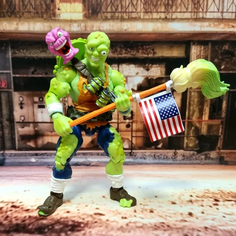 In Stock 1/12 Super7 S7 Toxic Crusaders Wave 3 Toxie Junkyard Radiation Ranger Articulated Action Figures Anime Model Collection