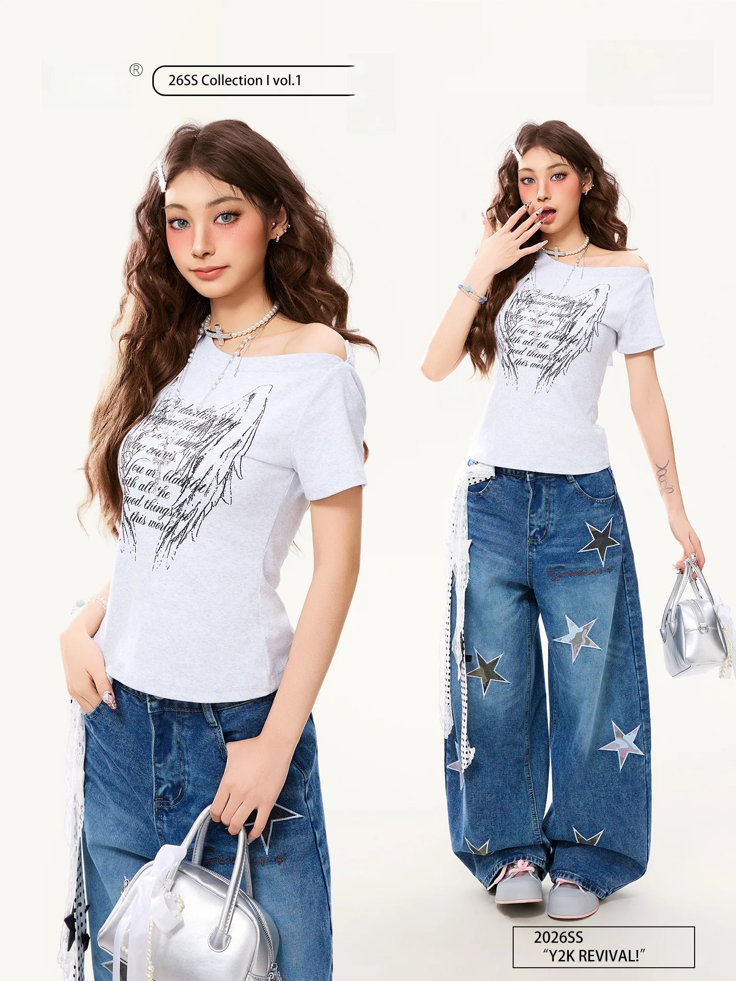 

Футболка PBB Spicy Girl в американском ретро-стиле с принтом в виде крыльев, женская повседневная летняя футболка с коротким рукавом, хлопок/полиэстер