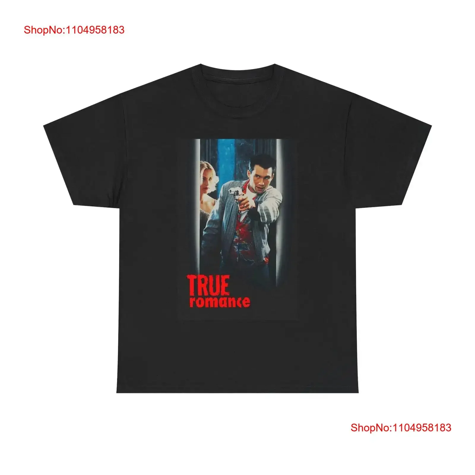 

True Romance T Shirt Vintage Movie Poster 90s Heavy Cotton vintage Washed Comfortable Soft Breathable Casual