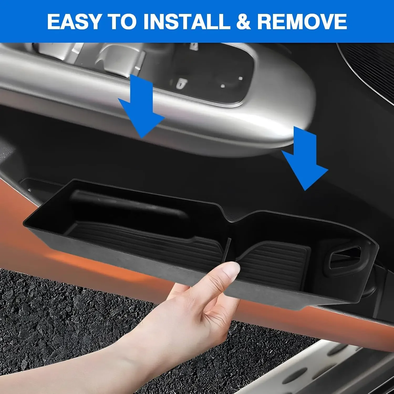 TPE Car Door Armrest Storage Box For Mercedes Benz GLC X254 2023 2024 2025-26 Door Lower Stowing Tidy Protect Holder Accessories