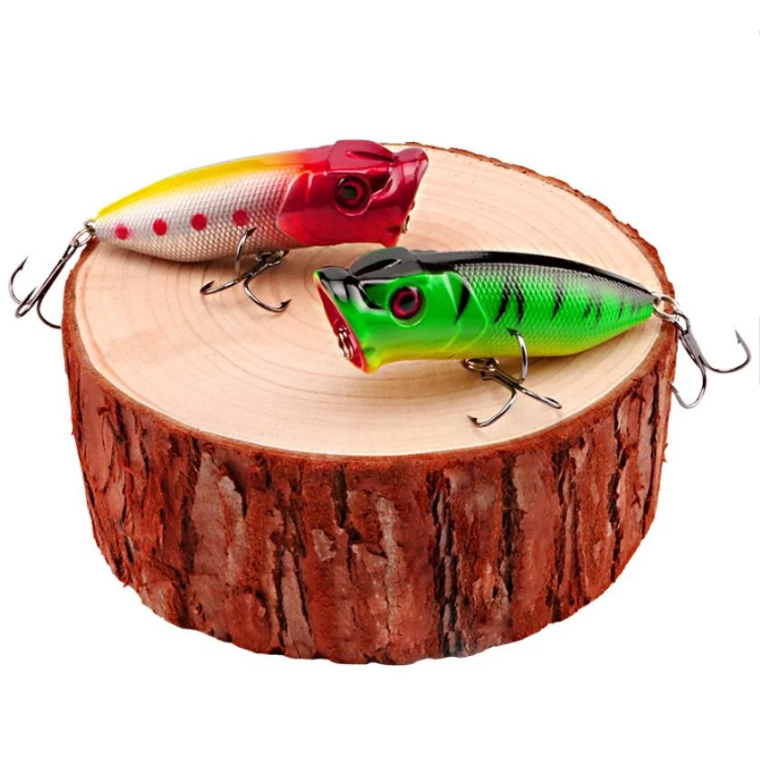 1Pc Popper Fishing Lures 7cm 12g Floating Hard Artificial Bait Wobblers Crankbait Bass Pike Pesca Japan Carp Fishing Tackle