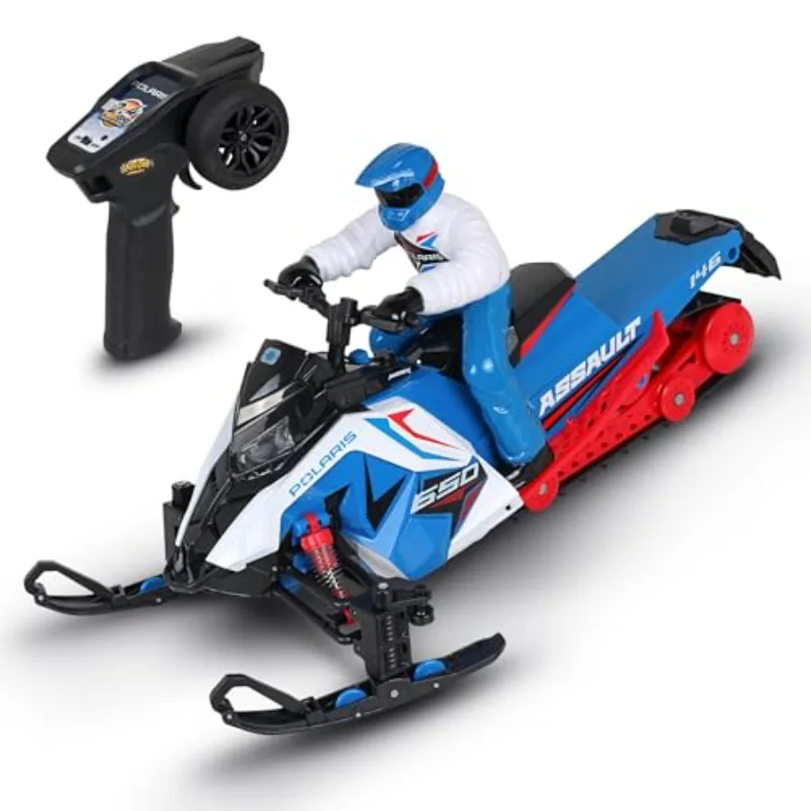 

2.4GHz Polaris RC RTR Switchback Assault Blue with Red Details for Outdoor Racing and Action Play Durable Lightweight Design