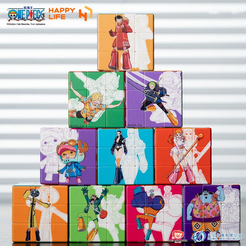 

New One Piece Magic Cube Blind Box Official Licensed Anime Character Figurine Ornament For Anime Fans Collectible Display