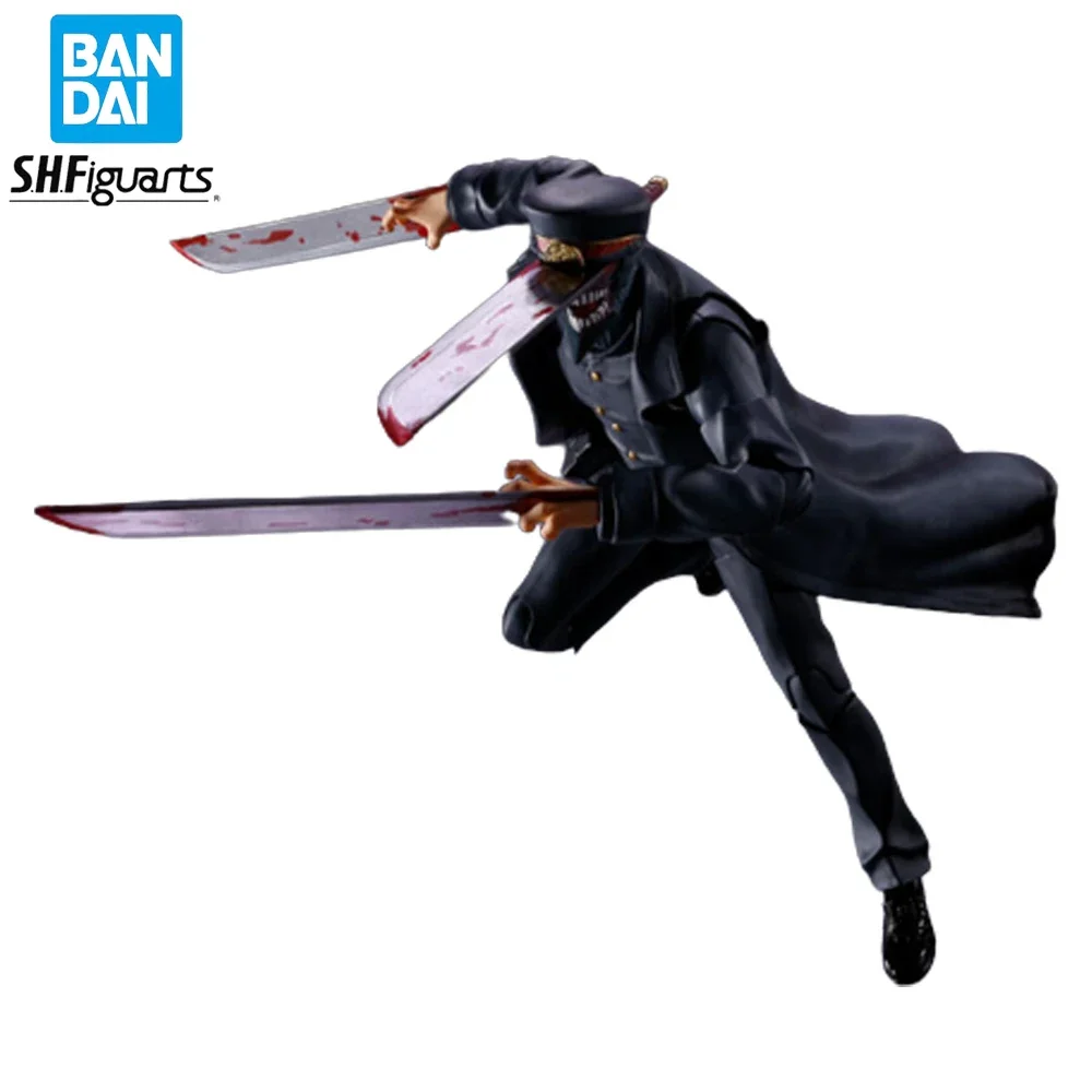 In Stock Original Bandai SHFiguarts Chainsaw Man Samurai Sword Action Figure Anime Model Genuine Collectible Boxed Toy Doll Gift