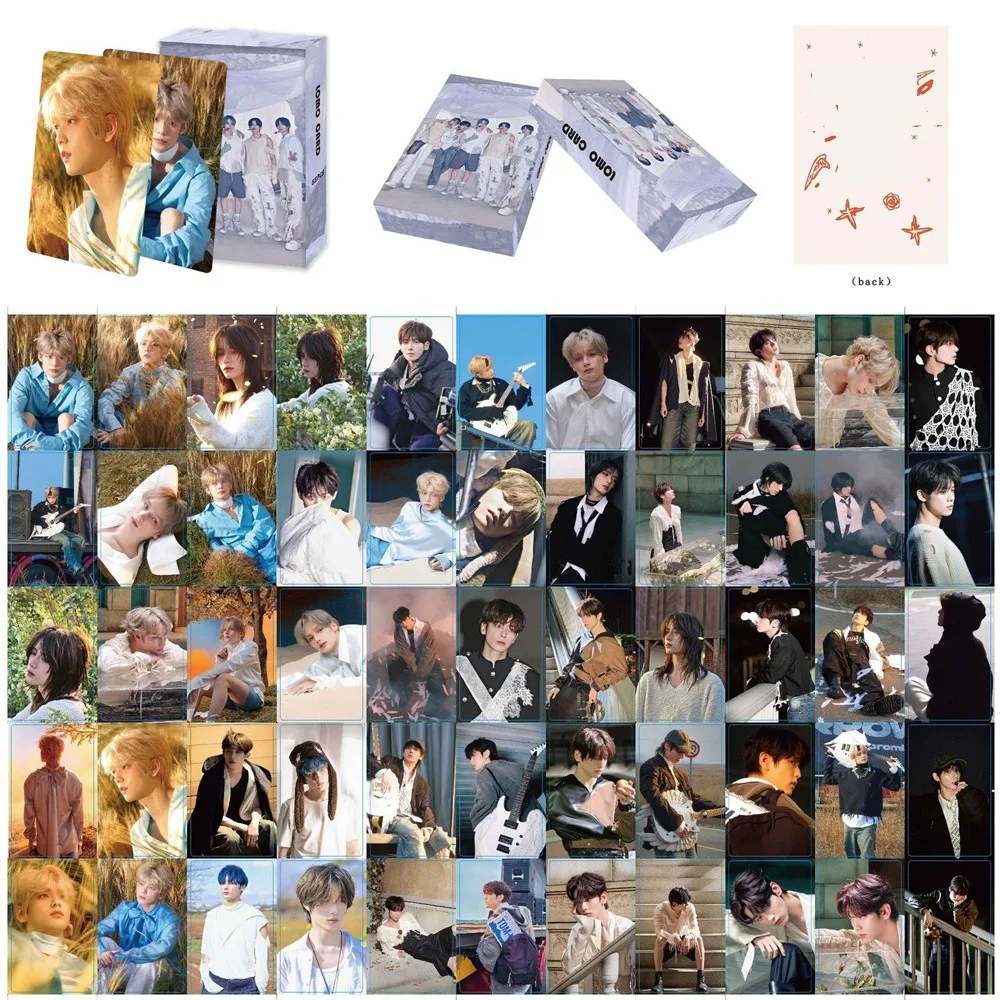 Kpop Idols Yeonjun Soobin Boxed Card 55pcs/Set Kpop Album Mini Sode3 Korean Style LOMO Card Fans Collection Photocards Gift