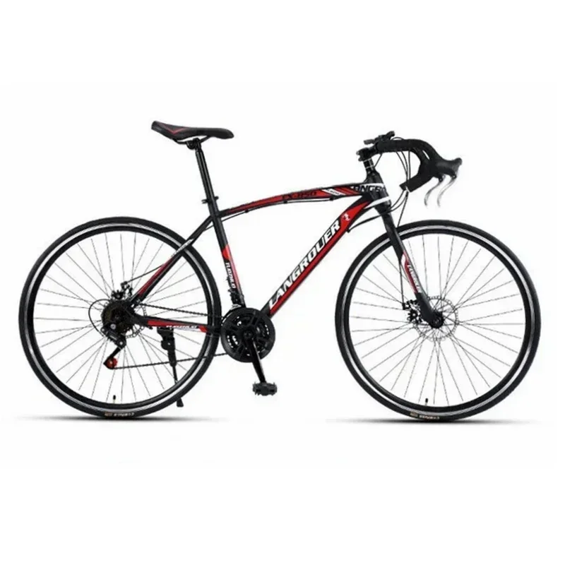 700Cx30C Knife Curved Road Bicycle High Carbon Steel Road Racing Bike Disc Brake Cruiser Bicicleta Variable Speed Road Bicycle