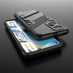 For Realme GT Neo2 Case Punk Stlye Phone Holder Protective Armor Bumper Case For Realme GT Neo 2 Cover For Realme GT 5G C21Y