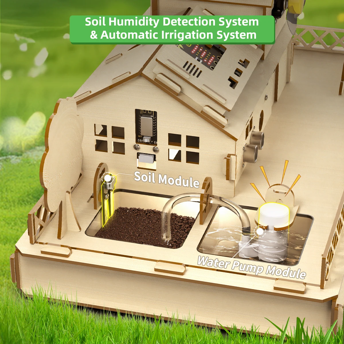 Hiwonder IoT Smart House Kit STEM Education Electronic Kit with Smart Home Automation