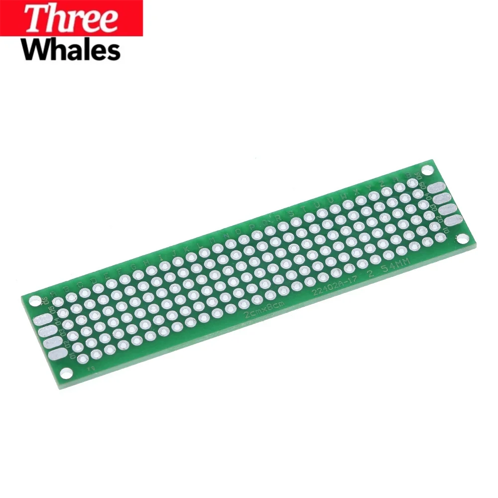 THR 1/5/10pcs 2x8 PCB Double Side Copper Prototype board Universal Board Experimental Development Plate Green