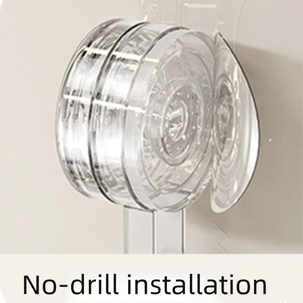 Suction Cup Disposable Cup Dispenser Clear Design Wall-mounted Paper Cup Storage Rack Dustproof Punch-free Cup Picker Home