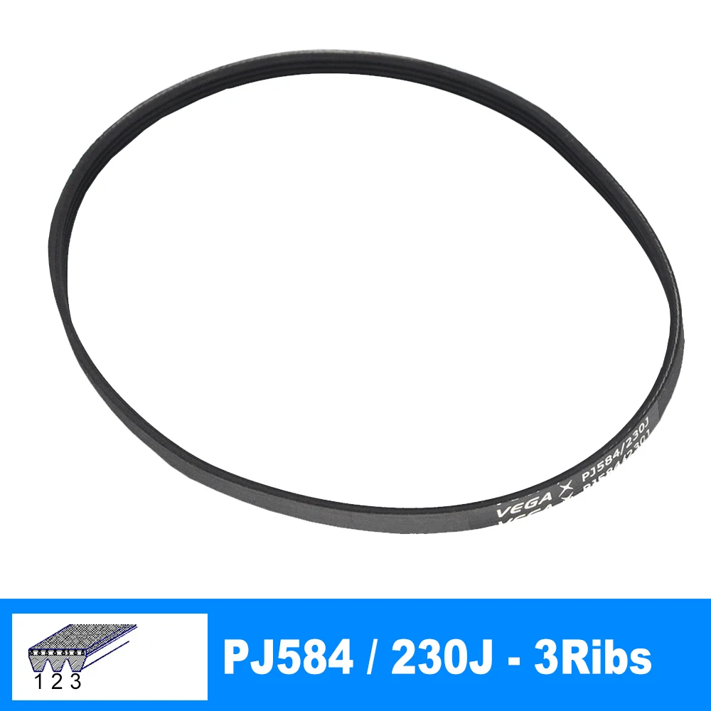 Courroie Striée PJ V Nervurée - Modèles 3PJ434 à 10PJ434 - Courroie D'Entraînement Caoutchouc Haute Performance