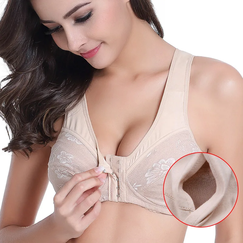 DOLUNY Mastectomy Bra Pocket Underwear for Silicone Breast Prosthesis Breast Cancer Women Artificial Boobs 75ABC-110ABC