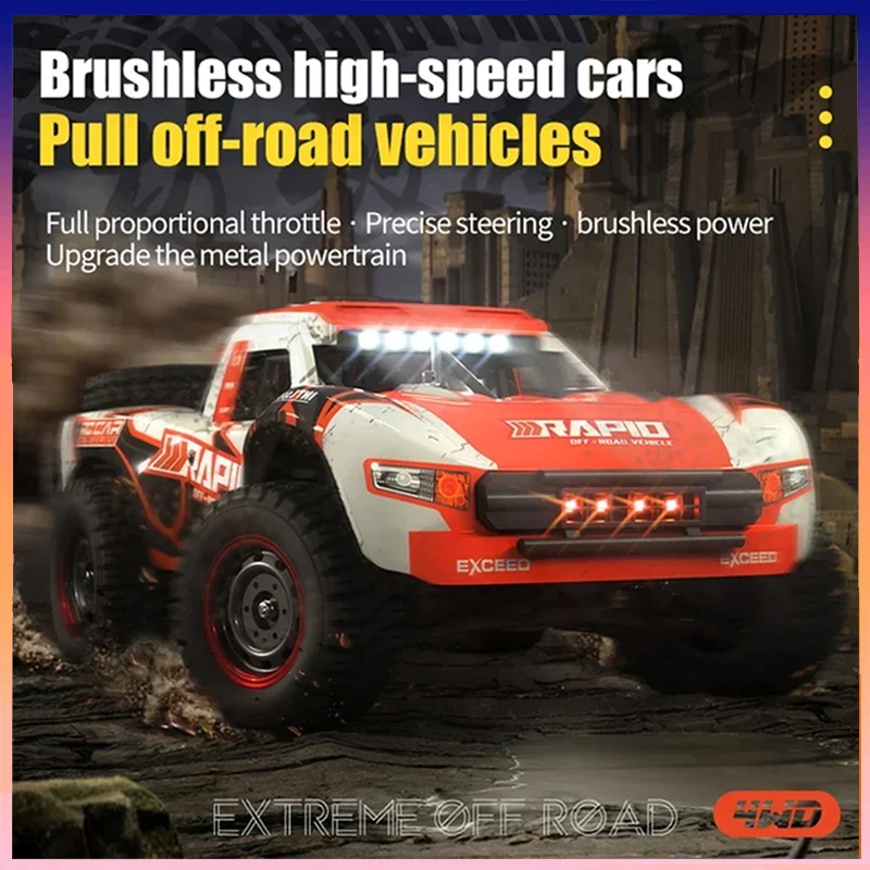 JJRC Q130 1:12 70KM/H 4WD RC Car with Light Brushless Motor Remote Control Cars High Speed Drift Monster Truck Adults Kids Toys