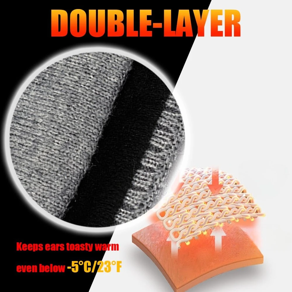 1 قطعة الصلبة لينة أفخم الأذن الدفء الشتاء غطاء للأذنين للنساء الرجال موضة في الهواء الطلق إيرفلاب حماية الأذن يفشل غطاء للأذن #4