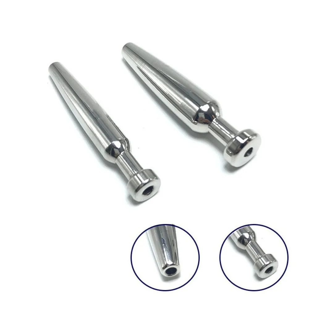 Stainless Steel Metal Urethral Plug Male Penis Stimulator Horse Eye Rod Dilator Hollow Catheter BDSM Sex Toy for Man Delay Time