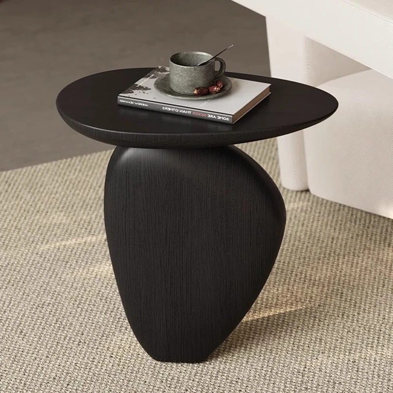 # Tavolino da Caffè Minimalista Unico, Decorazione Moderna in Legno, Tavolino di Design Nordico, Mesa Auxiliar Estetica Postmoderna, Arredamento Postmoderno