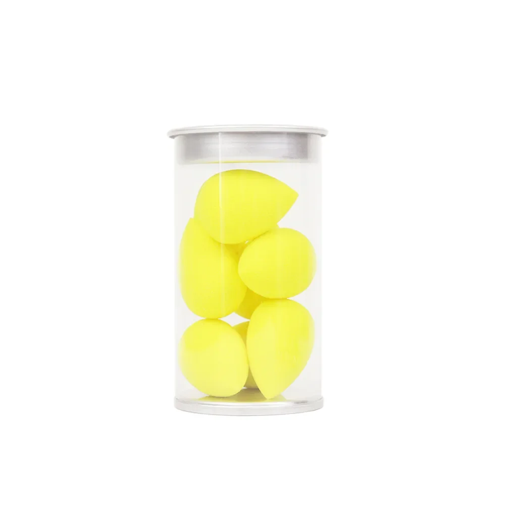 8-delige mini-make-upsponzen met opbergdoos - ideaal voor foundation, crème concealer die in de dagelijkse make-uproutine mengen