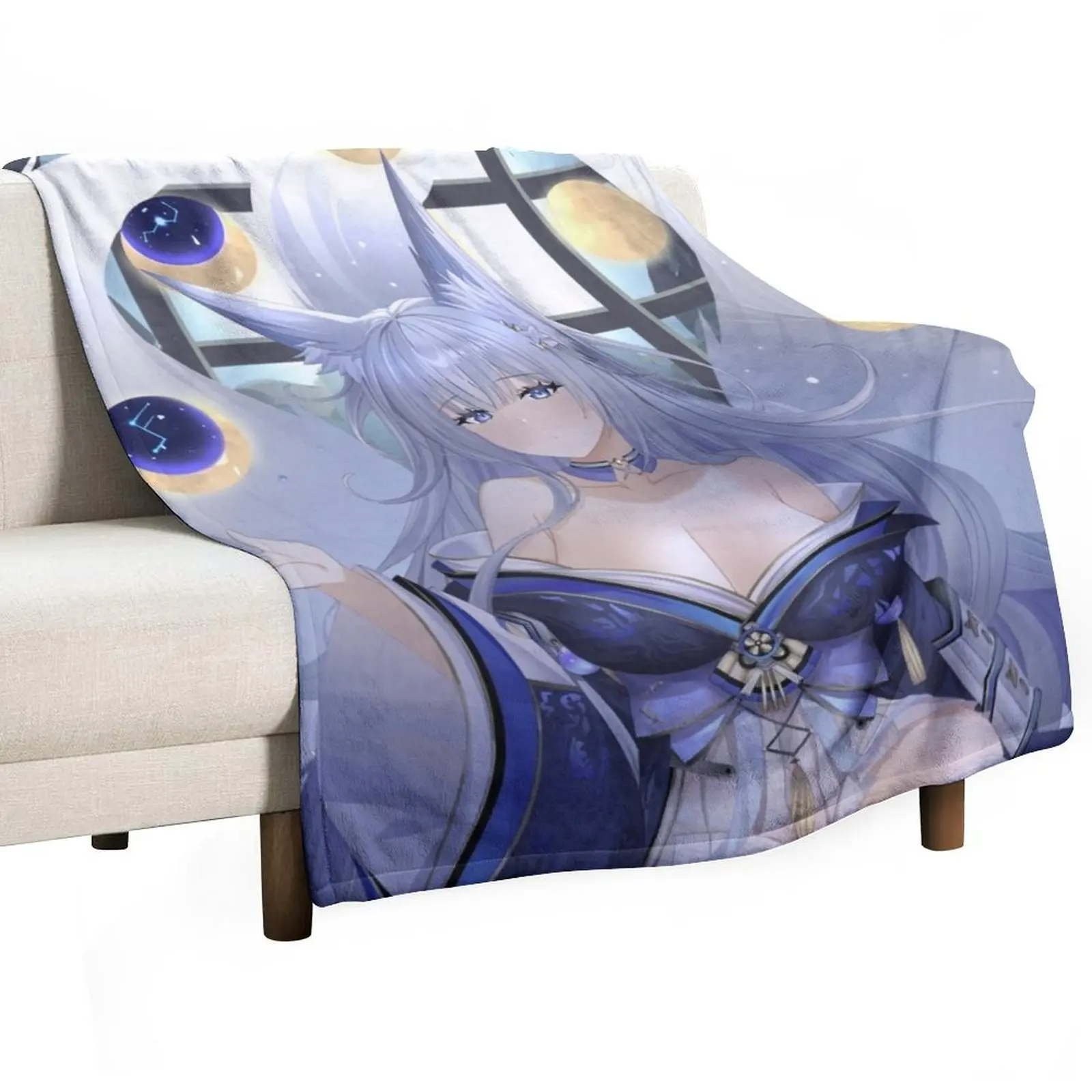 Shinano Azur Lane Throw Blanket Luxury Thicken Bed covers Furry Quilt Blankets