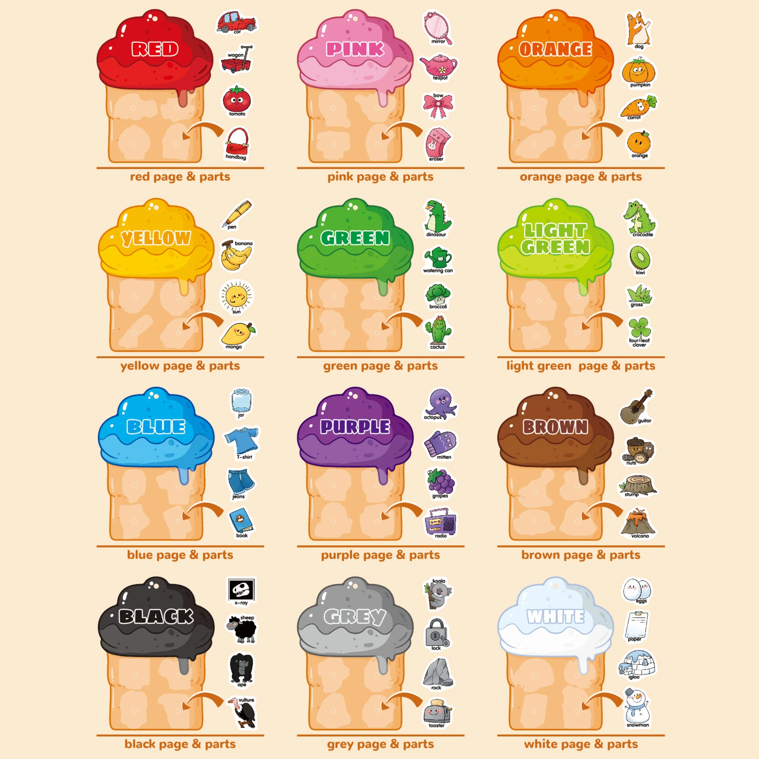 Pomoce do nauczania poznawczego dla dzieci wczesnej edukacji, interaktywne zajęcia, książki z naklejkami wielokrotnego użytku, kolorowe gry poznawcze pasujące do kształtów, odpowiednie dla dzieci powyżej 3 lat, przenośne, przyjazne w podróży