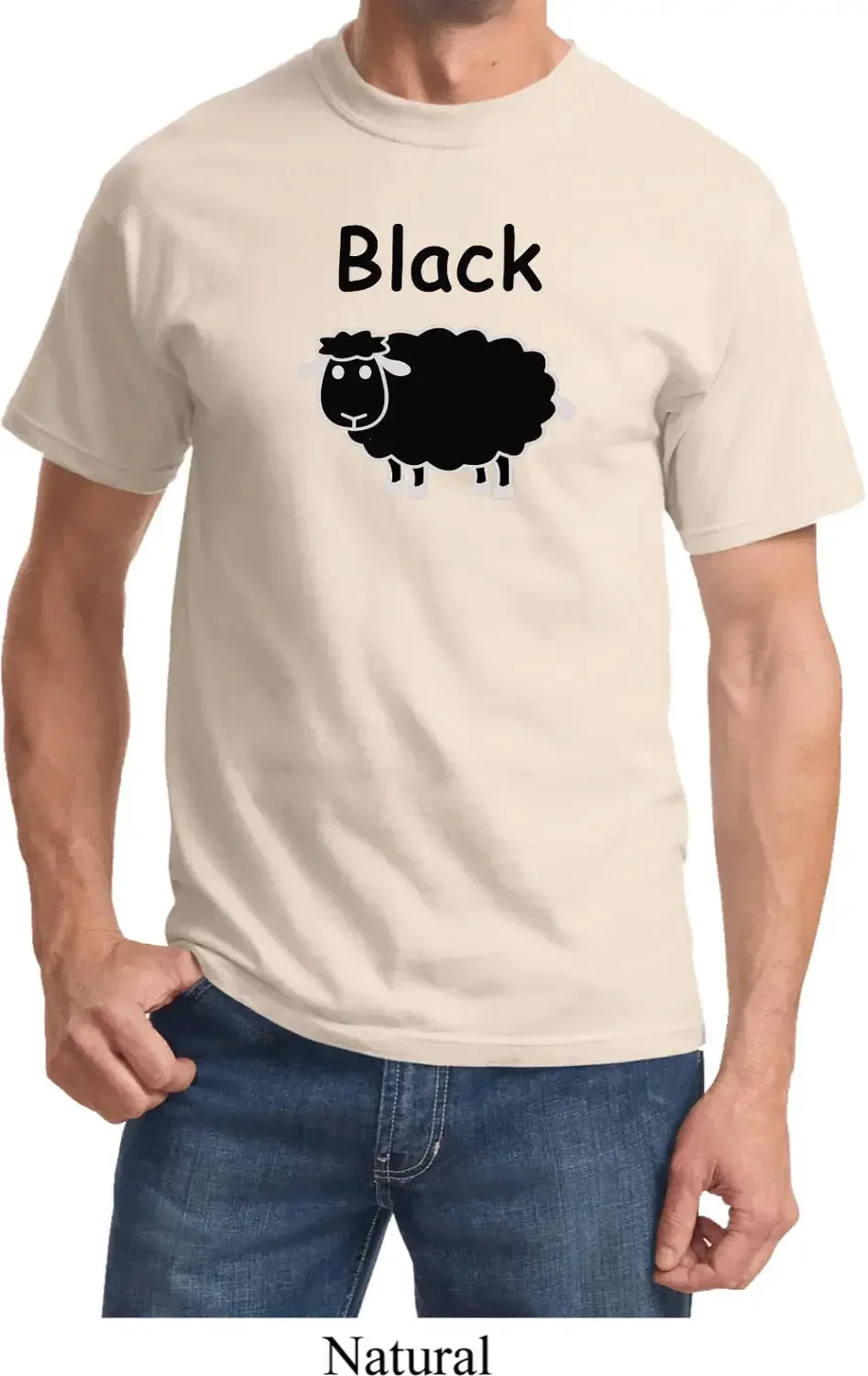 Black Sheep of the Family T Shirt BLACKSHEEP PC61