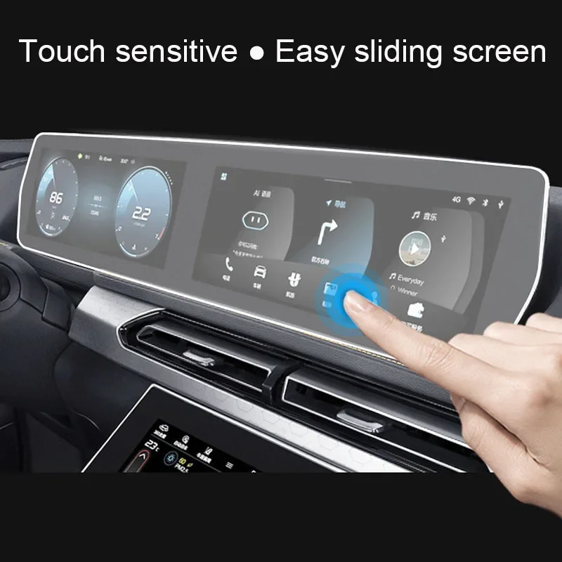 For BEIJING BAIC X75 2024 2025 Car GPS Navigation Screen Protect Glass Film Dashboard Display Tempered Sticker Auto Accessories