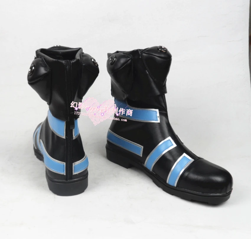 JP Anime Film GANTZ O Kato Masaru Yamasaki Anzu Cosplay Kostuum Schoenen Zwart Blauwe Laarzen Carnaval Party Halloween Laarzen