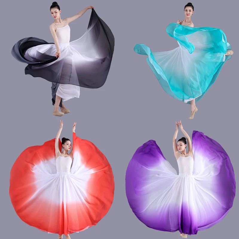 Vestidos de dança flamenca espanhola para mulheres, performance de palco, saias longas, trajes femininos 360 graus