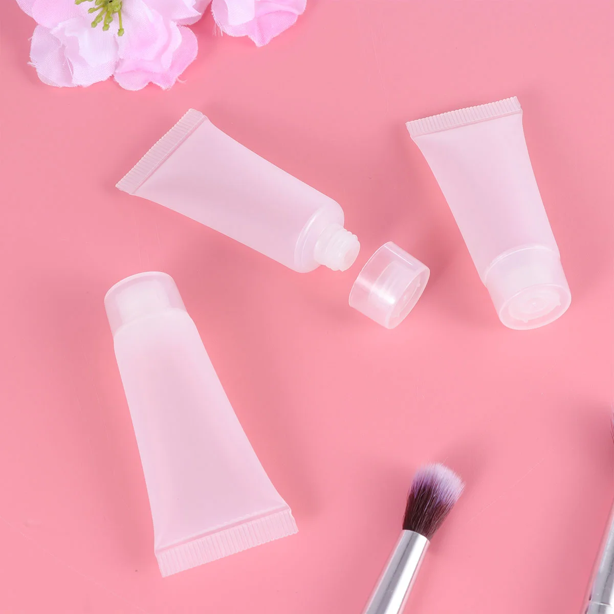 

30 Pcs Travel Empty Bottle Dispenser Squeeze Subpackaging Lip Tint Gloss Tubes Buttercream Portable Lotion