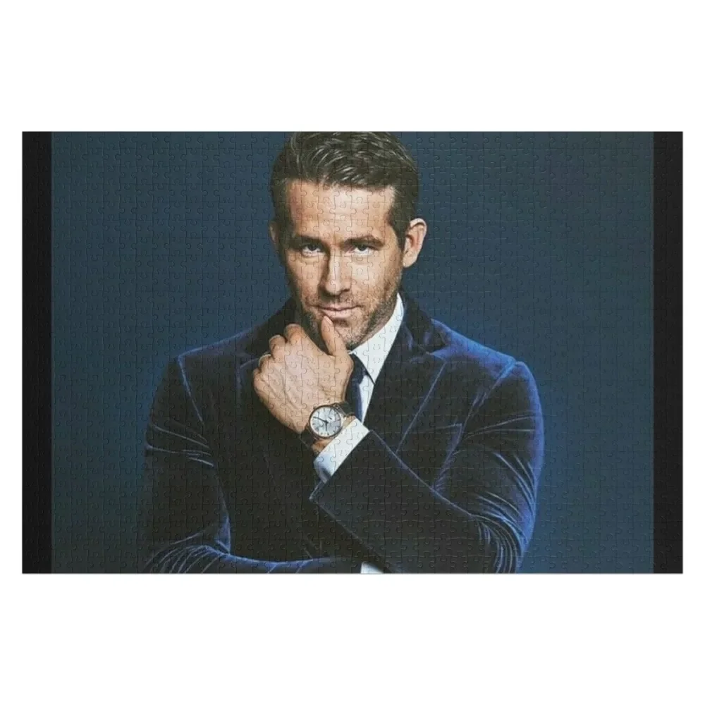 Ryan Reynold Jigsaw Puzzle Personalized Toy Personalized Name Custom With Photo Diorama Accessories Puzzle