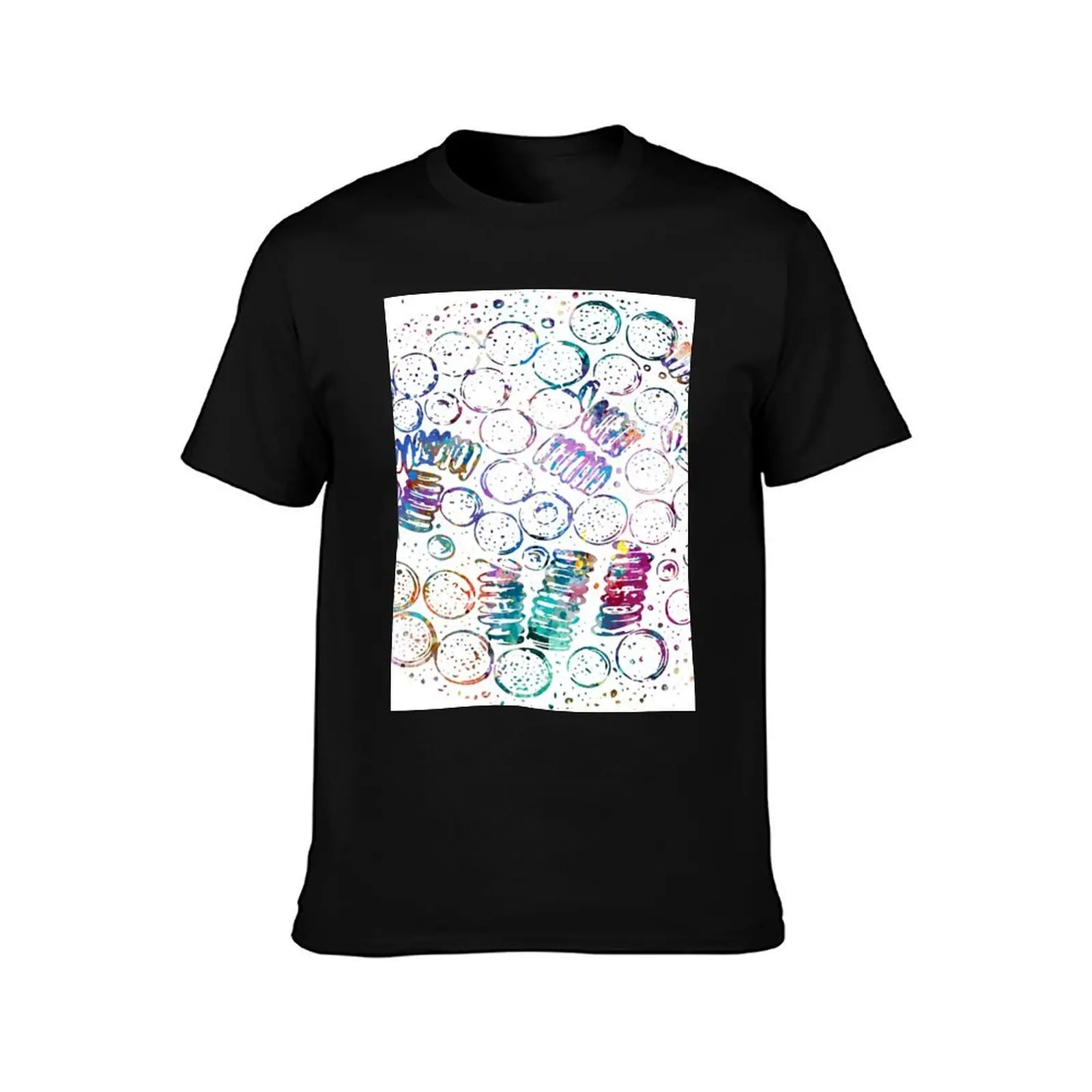 Blood Drop Leucocythemia under Microscope Anatomy T-Shirt Summer Casual Cotton Tee Oversized Streetwear Tops Unisex Men Women