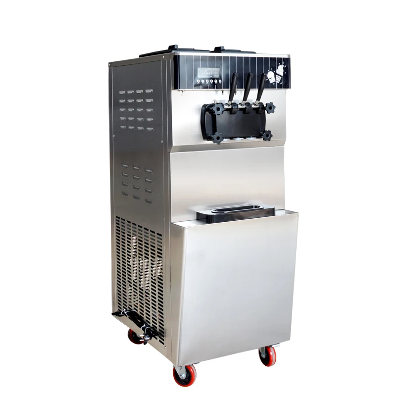 

Best Sale 18- 20L/H 3 Flavors Self Service Spaghetti Soft Ice Cream Machine Factory Price