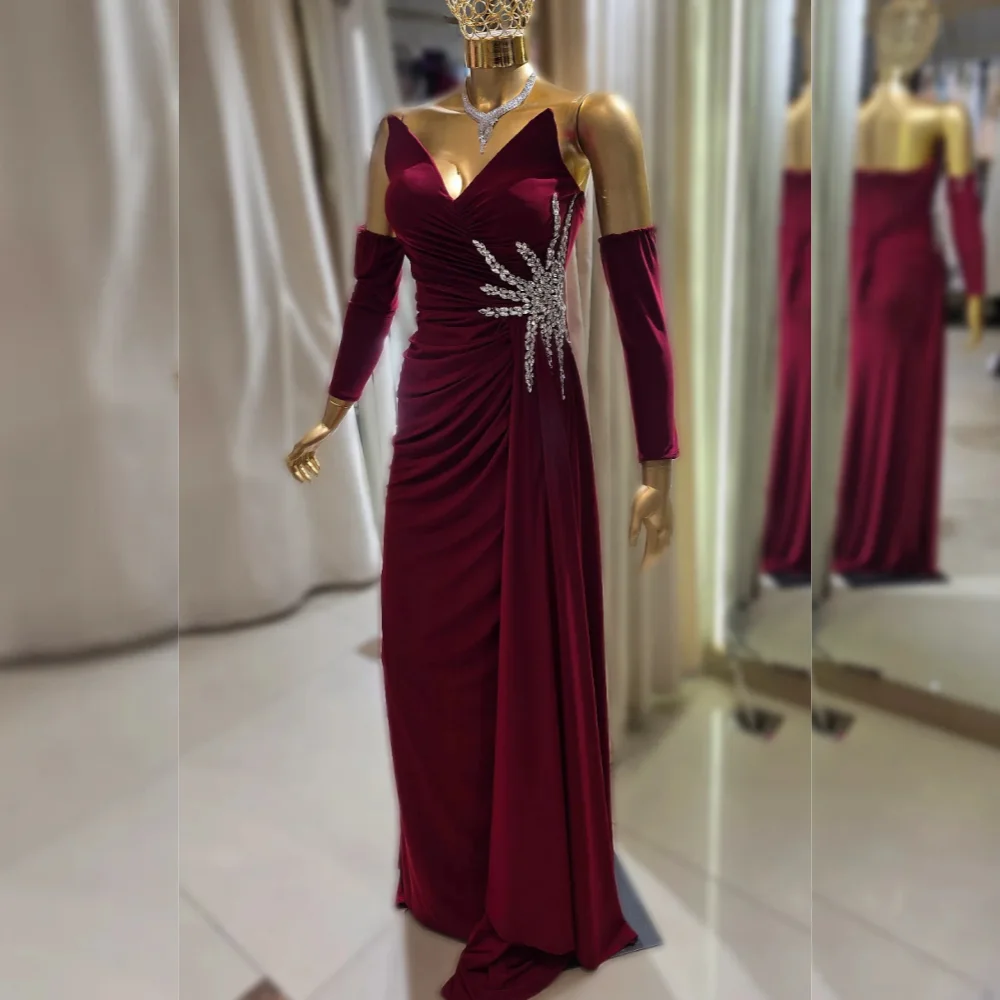 

Вечернее платье высокого качества по индивидуальному заказу, темпераментное длинное платье без бретелек, элегантное вечернее блестящее платье на заказ