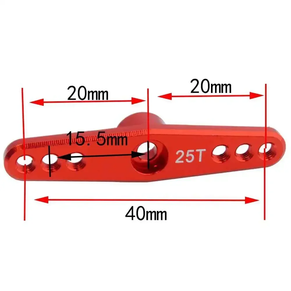 25T aluminium RC servoarmhoorn voor Futaba Savox Xcore HL HSP HD Power RC Tools