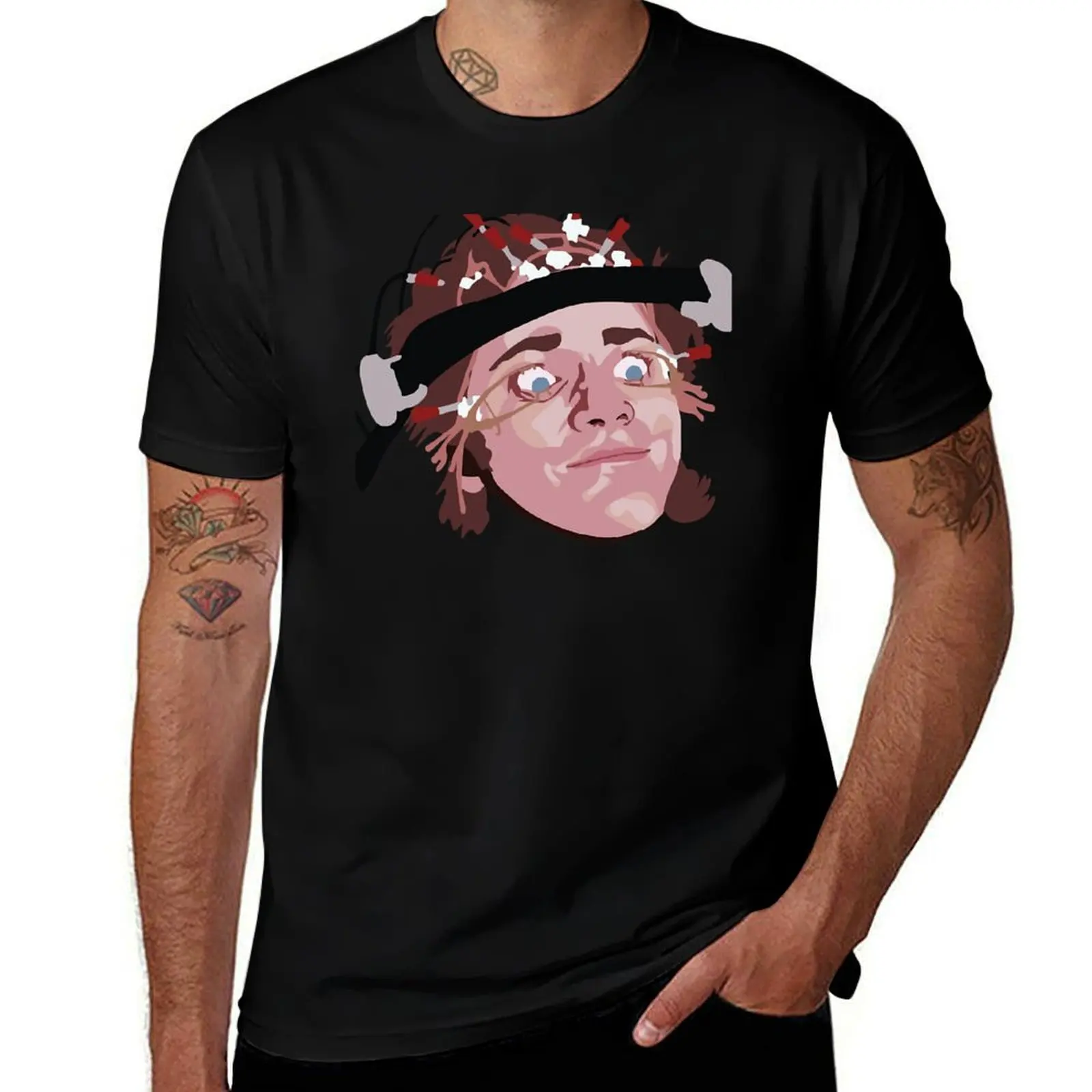 Music Vintage Retro Alex Watches A Movie Vintage Photograp T-Shirt Big and Tall Loose Fit T-Shirt