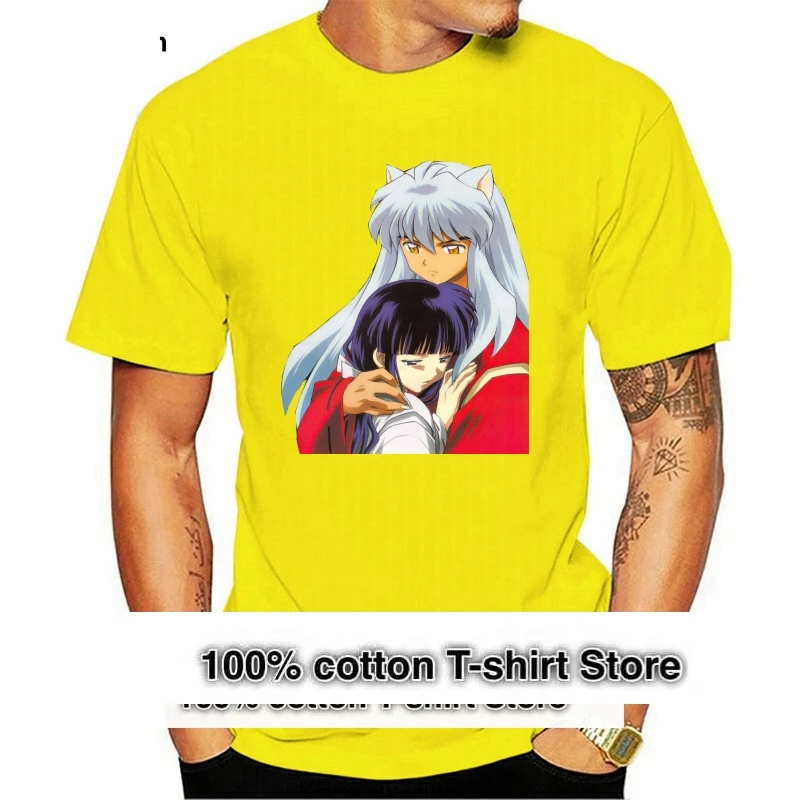 SF Men's kikyo inuyasha Cotton Short Sleeve T-shirt