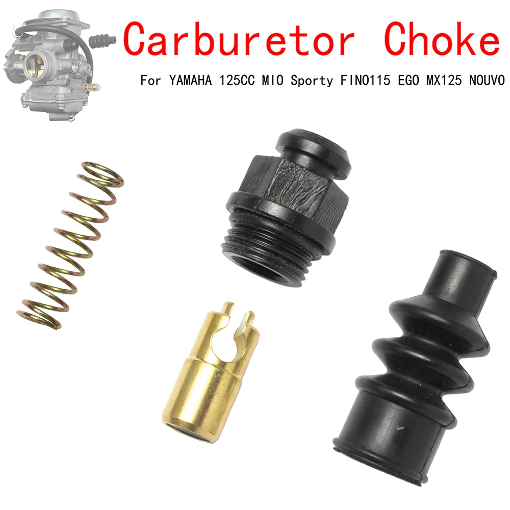 Original Carburetor Carb Choke Holder Starter Set For YAMAHA 125CC MIO Sporty FINO115 EGO MX125 NOUVO Scooter