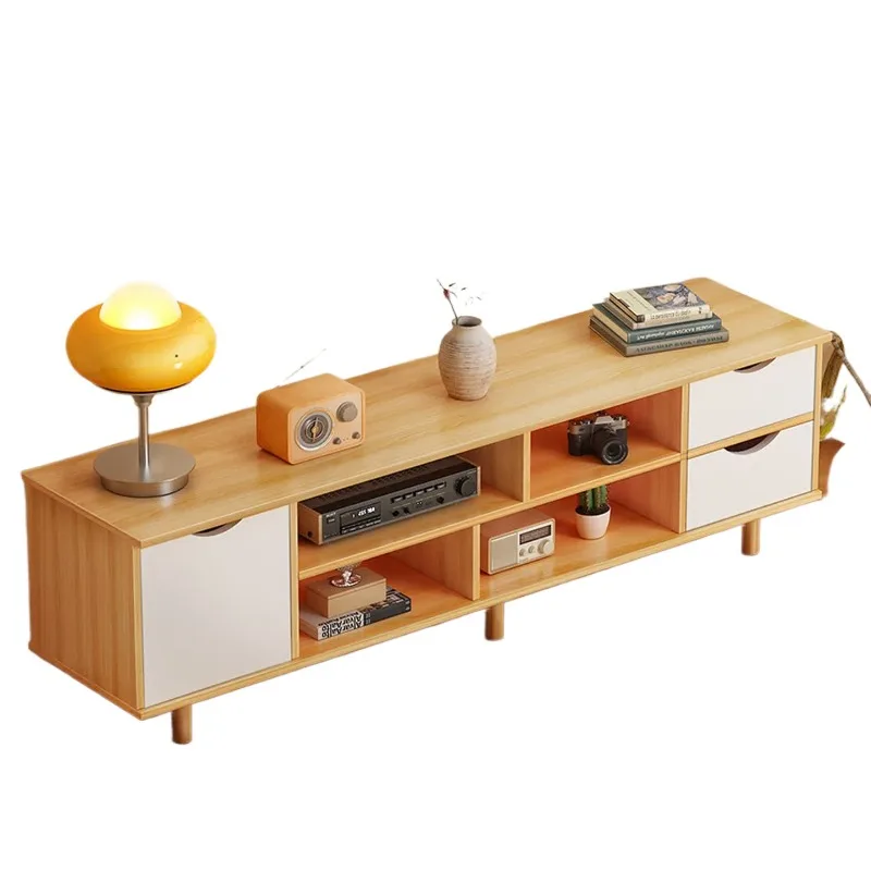Nordic TV cabinet, simple modern coffee table combination
