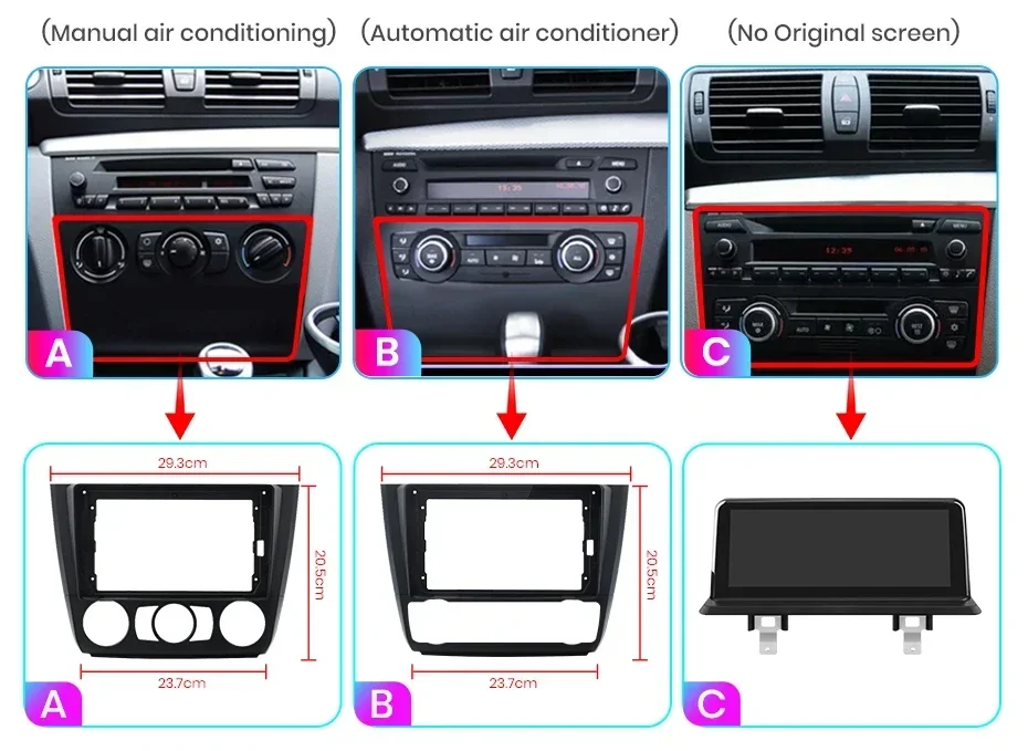 Junsun 360 ° Panorama-Kamera-Autoradio für BMW 1er-Serie E87 E81 2004 - 2011 Kabelloses CarPlay-Display Android Auto Stereo GPS-Navigation – Detail 2